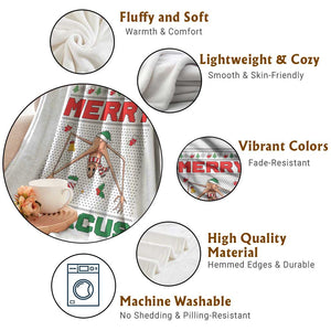 Marcus The Worm Meme Merry Marcus Throw Blanket Funny Ugly Christmas Gift TS12 Print Your Wear