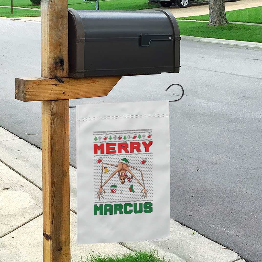 Marcus The Worm Meme Merry Marcus Garden Flag Funny Ugly Christmas Gift TS12 Print Your Wear
