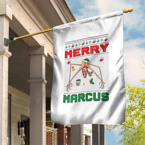 Marcus The Worm Meme Merry Marcus Garden Flag Funny Ugly Christmas Gift TS12 Print Your Wear