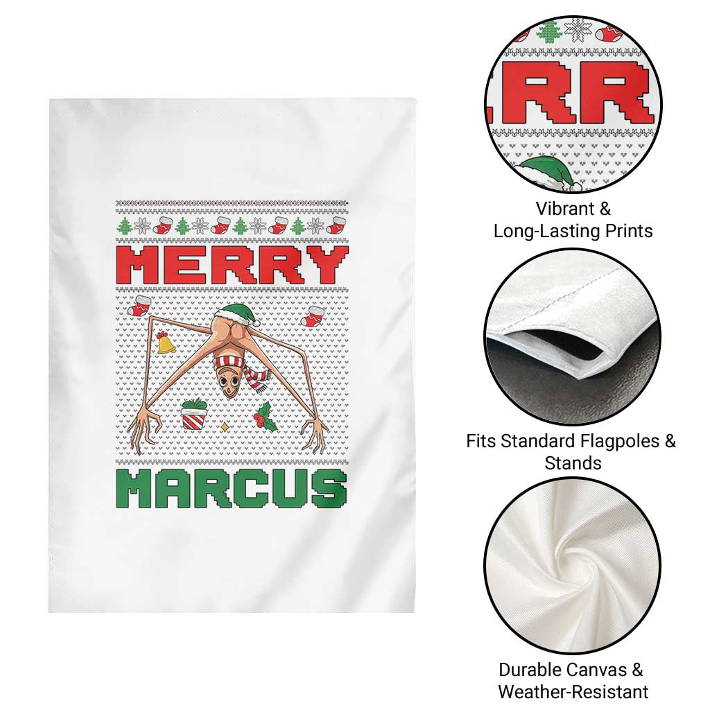 Marcus The Worm Meme Merry Marcus Garden Flag Funny Ugly Christmas Gift TS12 Print Your Wear