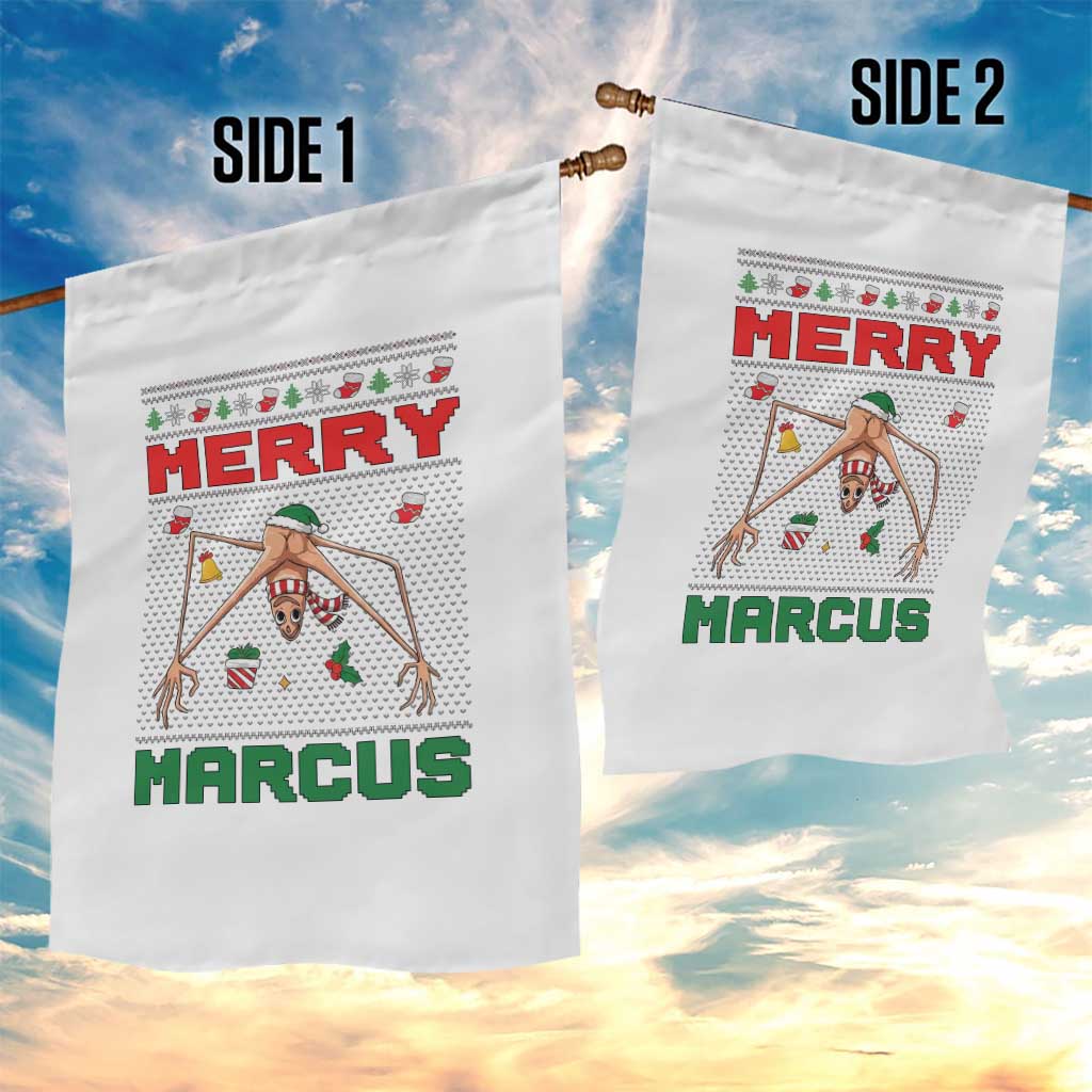 Marcus The Worm Meme Merry Marcus Garden Flag Funny Ugly Christmas Gift TS12 Print Your Wear