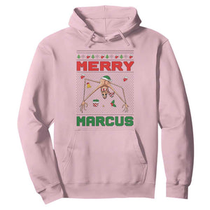 Marcus The Worm Meme Merry Marcus Hoodie Funny Ugly Christmas Gift TS12 Light Pink Print Your Wear