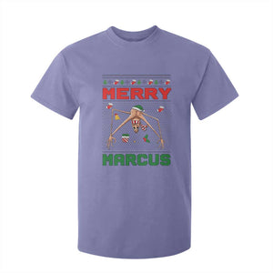 Marcus The Worm Meme Merry Marcus T Shirt For Kid Funny Ugly Christmas Gift TS12 Violet Print Your Wear