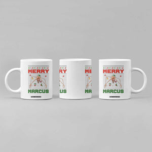 Marcus The Worm Meme Merry Marcus Coffee Mug Funny Ugly Christmas Gift - Print Your Wear