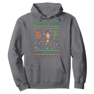 Marcus Says Six Seven Meme Christmas Ugly Sweater Hoodie Trendy Tiktok Gift TS12 Charcoal Print Your Wear