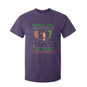 Marcus Says Six Seven Meme Christmas Ugly Sweater T Shirt For Kid Trendy Tiktok Gift TS12 Purple Print Your Wear
