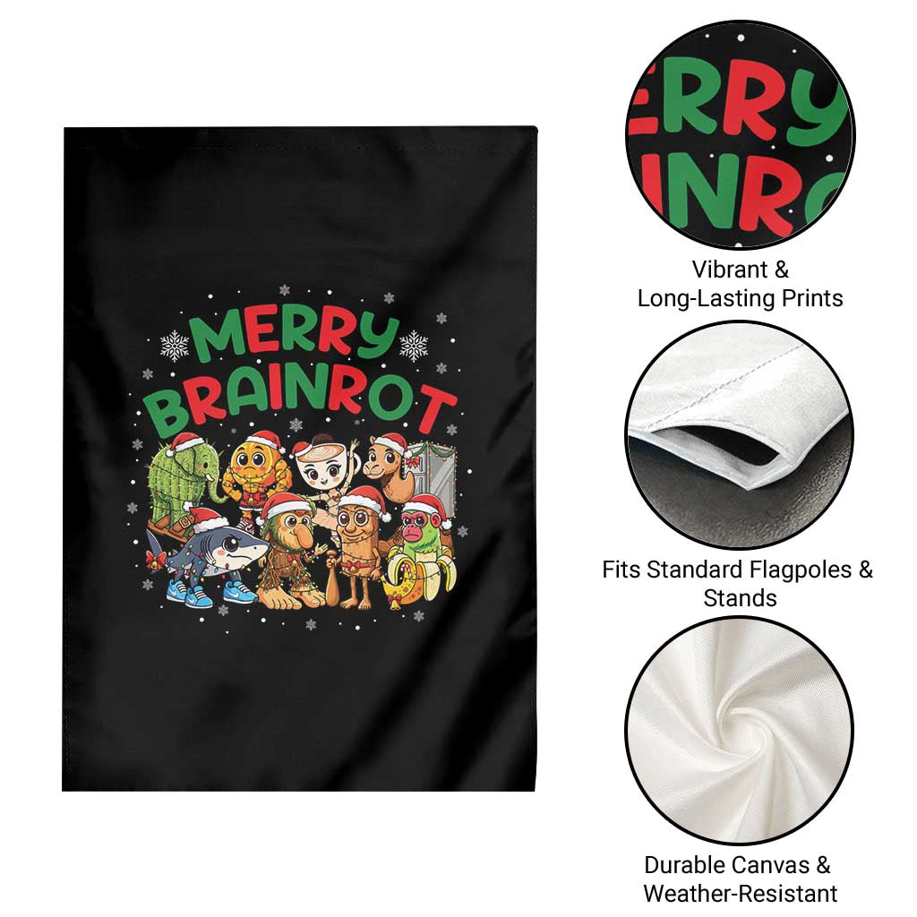 Gen Z Italian Merry Brainrot Christmas Garden Flag Meme Holiday Gift TS12 Print Your Wear