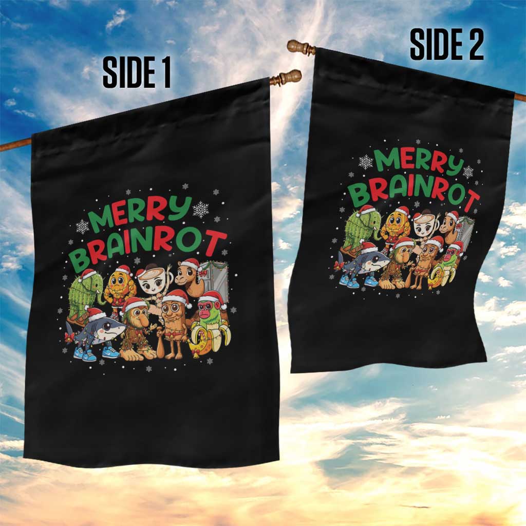 Gen Z Italian Merry Brainrot Christmas Garden Flag Meme Holiday Gift TS12 Print Your Wear