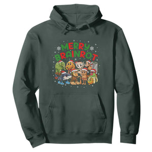 Gen Z Italian Merry Brainrot Christmas Hoodie Meme Holiday Gift TS12 Dark Forest Green Print Your Wear