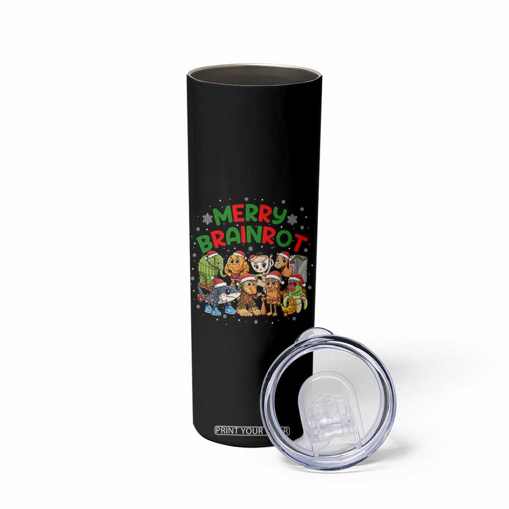 Gen Z Italian Merry Brainrot Christmas Skinny Tumbler Meme Holiday Gift TS12 Print Your Wear