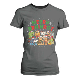 Gen Z Italian Merry Brainrot Christmas T Shirt For Women Meme Holiday Gift TS12 Dark Heather Print Your Wear