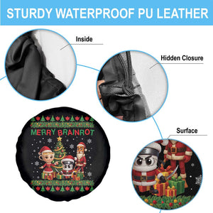Merry Brainrot Spare Tire Cover Funny Ugly Christmas Italian Meme Gift TS12 Print Your Wear