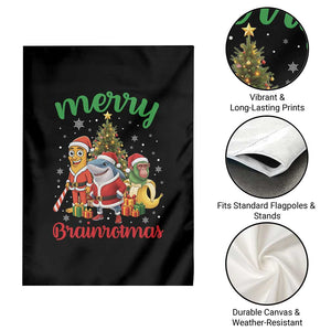 Merry Brainrotmas Garden Flag Funny Italian Brainrot Meme Christmas TS12 Print Your Wear