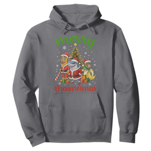 Merry Brainrotmas Hoodie Funny Italian Brainrot Meme Christmas TS12 Charcoal Print Your Wear