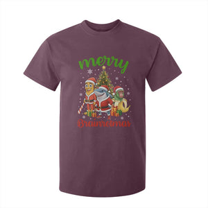 Merry Brainrotmas T Shirt For Kid Funny Italian Brainrot Meme Christmas TS12 Maroon Print Your Wear