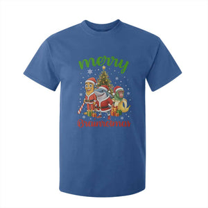 Merry Brainrotmas T Shirt For Kid Funny Italian Brainrot Meme Christmas TS12 Royal Blue Print Your Wear