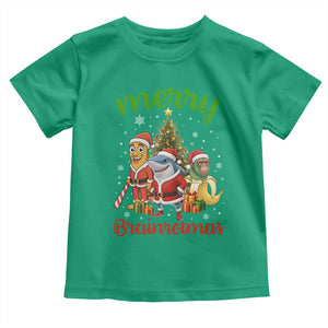 Merry Brainrotmas Toddler T Shirt Funny Italian Brainrot Meme Christmas TS12 Irish Green Print Your Wear