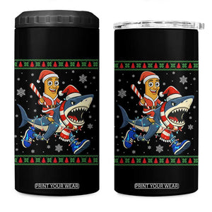 Funny Tung Tung Sahur Riding Tralala 4 in 1 Can Cooler Tumbler Ugly Chritstmas Italian Brainrot Meme TS12 One Size: 16 oz Black Print Your Wear