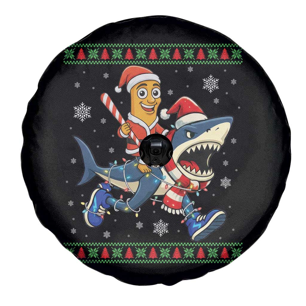 Funny Tung Tung Sahur Riding Tralala Spare Tire Cover Ugly Chritstmas Italian Brainrot Meme TS12 Print Your Wear