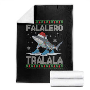 Falalero Tralala Italian Brainrot Meme Christmas Throw Blanket Funny Gen Z Alpha Ugly Xmas Gift TS12 Black Print Your Wear