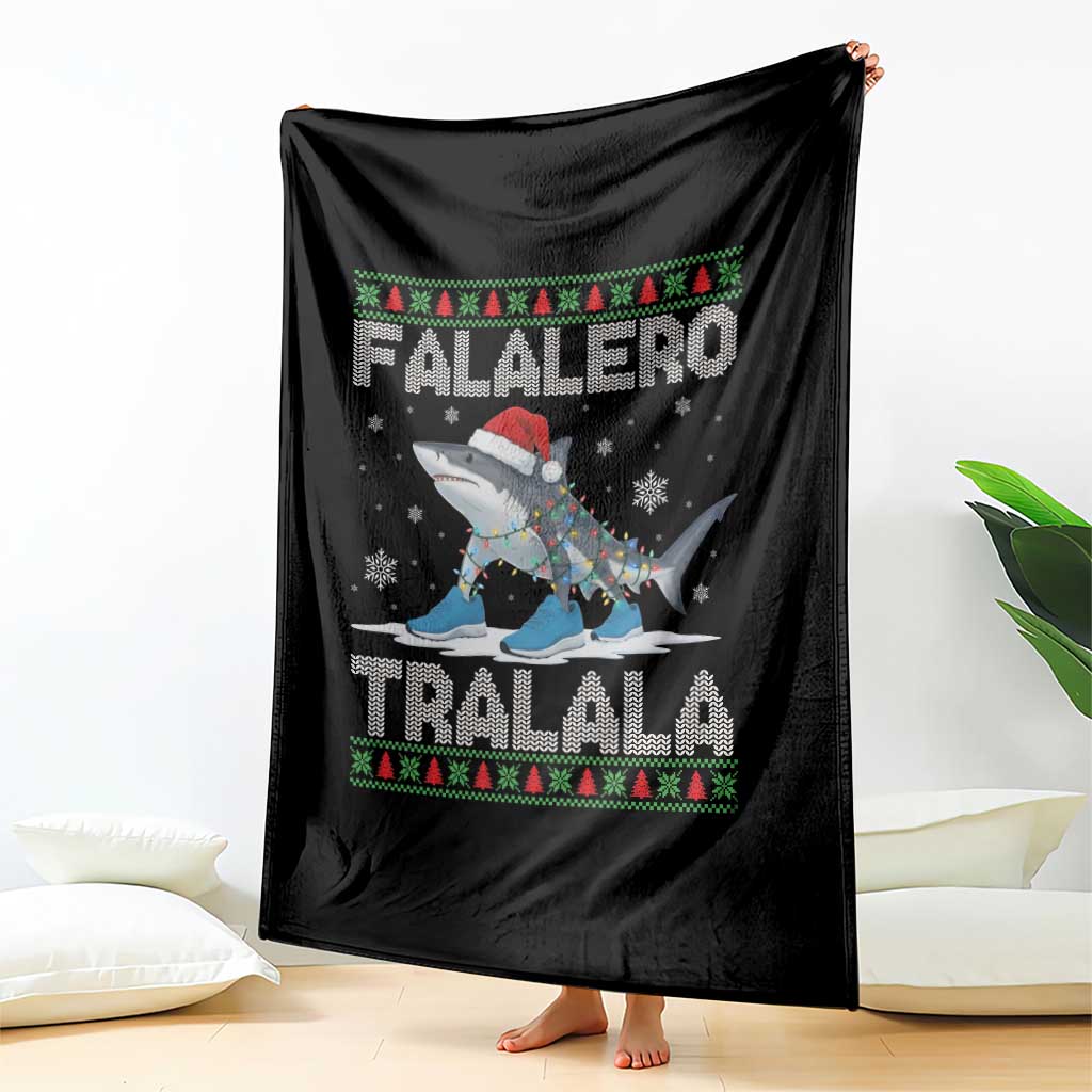 Falalero Tralala Italian Brainrot Meme Christmas Throw Blanket Funny Gen Z Alpha Ugly Xmas Gift TS12 Print Your Wear