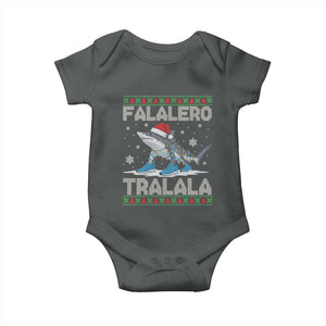 Falalero Tralala Italian Brainrot Meme Christmas Baby Onesie Funny Gen Z Alpha Ugly Xmas Gift TS12 Dark Heather Print Your Wear
