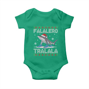 Falalero Tralala Italian Brainrot Meme Christmas Baby Onesie Funny Gen Z Alpha Ugly Xmas Gift TS12 Irish Green Print Your Wear