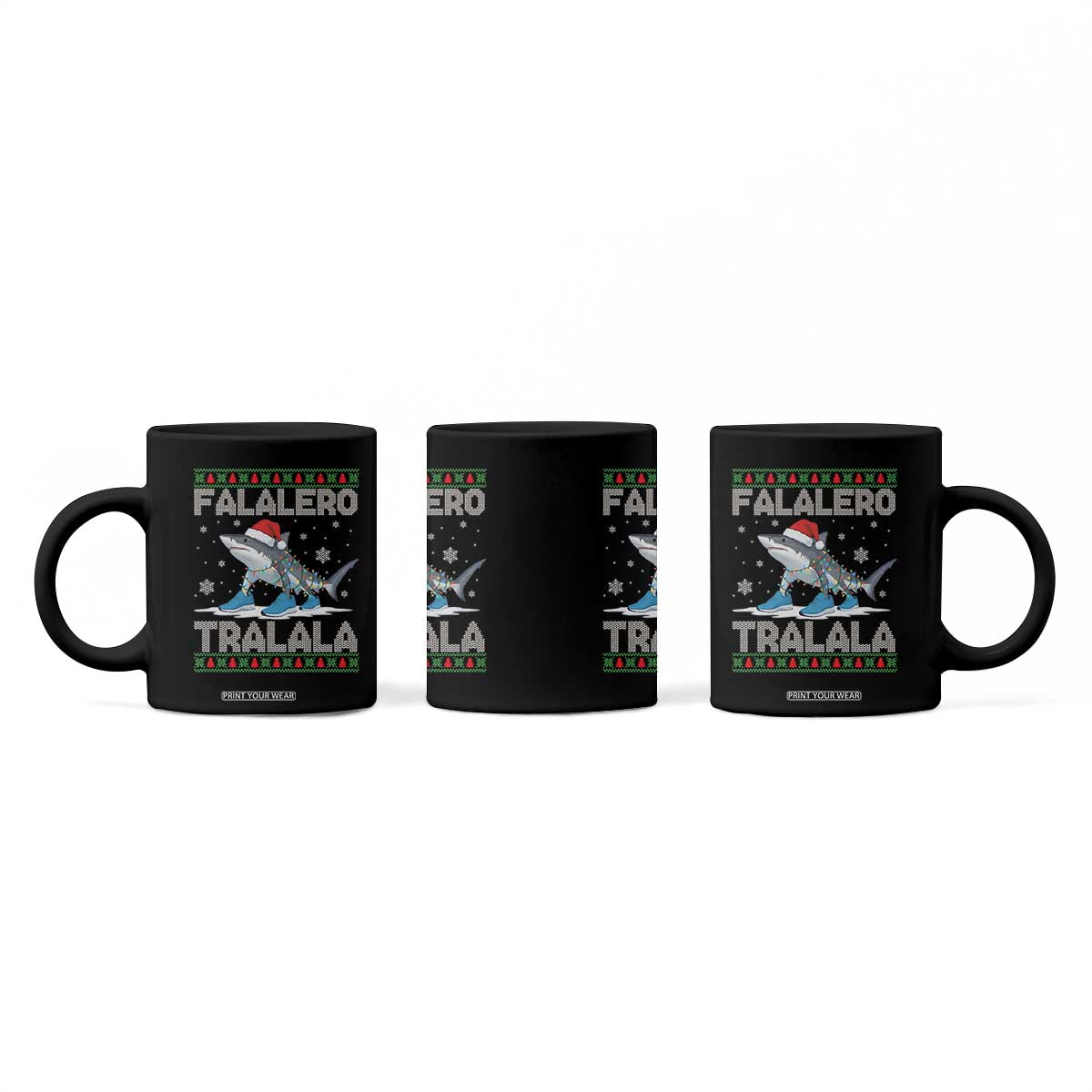 Falalero Tralala Italian Brainrot Meme Christmas Coffee Mug Funny Gen Z Alpha Ugly Xmas Gift TS12 Print Your Wear