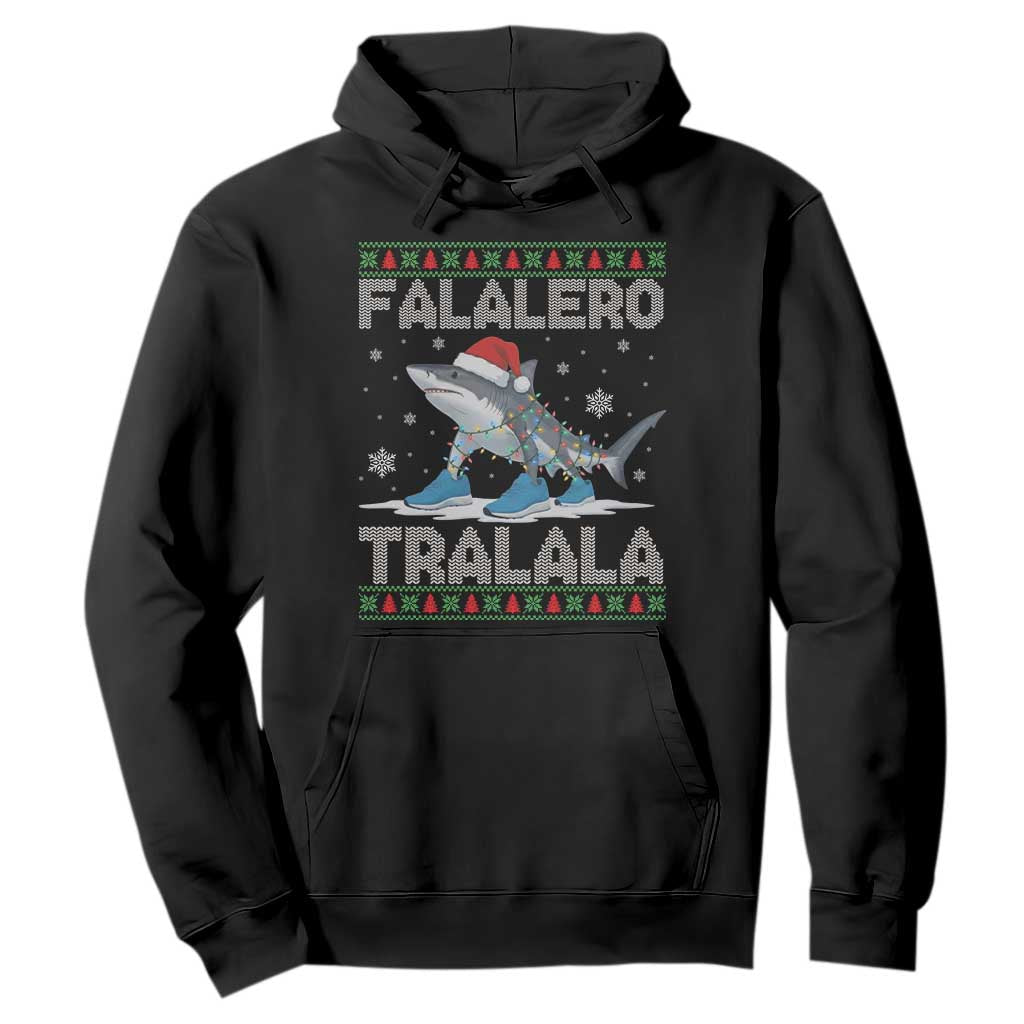 Falalero Tralala Italian Brainrot Meme Christmas Hoodie Funny Gen Z Alpha Ugly Xmas Gift TS12 Black Print Your Wear