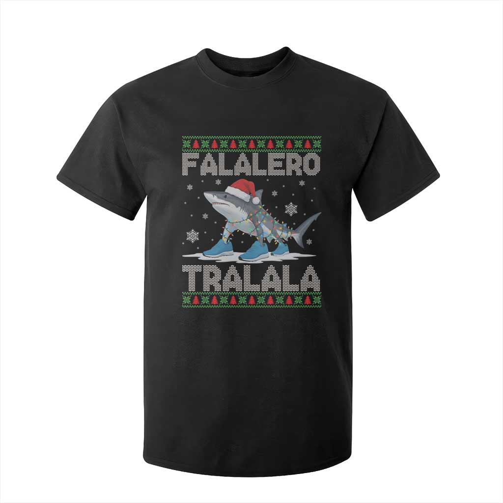 Falalero Tralala Italian Brainrot Meme Christmas T Shirt For Kid Funny Gen Z Alpha Ugly Xmas Gift TS12 Black Print Your Wear
