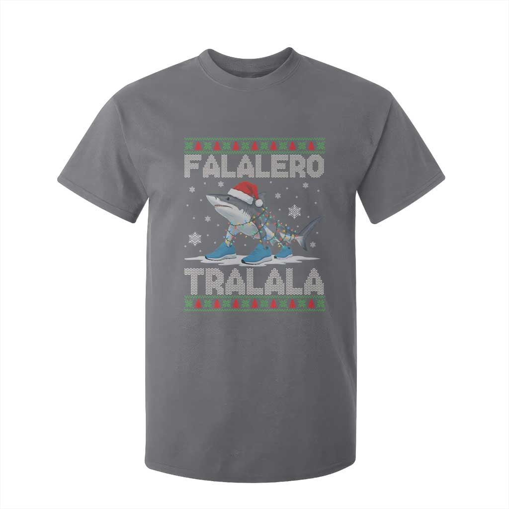 Falalero Tralala Italian Brainrot Meme Christmas T Shirt For Kid Funny Gen Z Alpha Ugly Xmas Gift TS12 Charcoal Print Your Wear