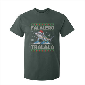 Falalero Tralala Italian Brainrot Meme Christmas T Shirt For Kid Funny Gen Z Alpha Ugly Xmas Gift TS12 Dark Forest Green Print Your Wear