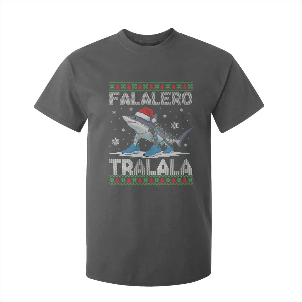 Falalero Tralala Italian Brainrot Meme Christmas T Shirt For Kid Funny Gen Z Alpha Ugly Xmas Gift TS12 Dark Heather Print Your Wear