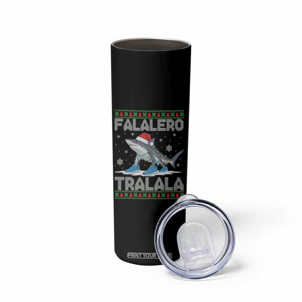 Falalero Tralala Italian Brainrot Meme Christmas Skinny Tumbler Funny Gen Z Alpha Ugly Xmas Gift TS12 Print Your Wear