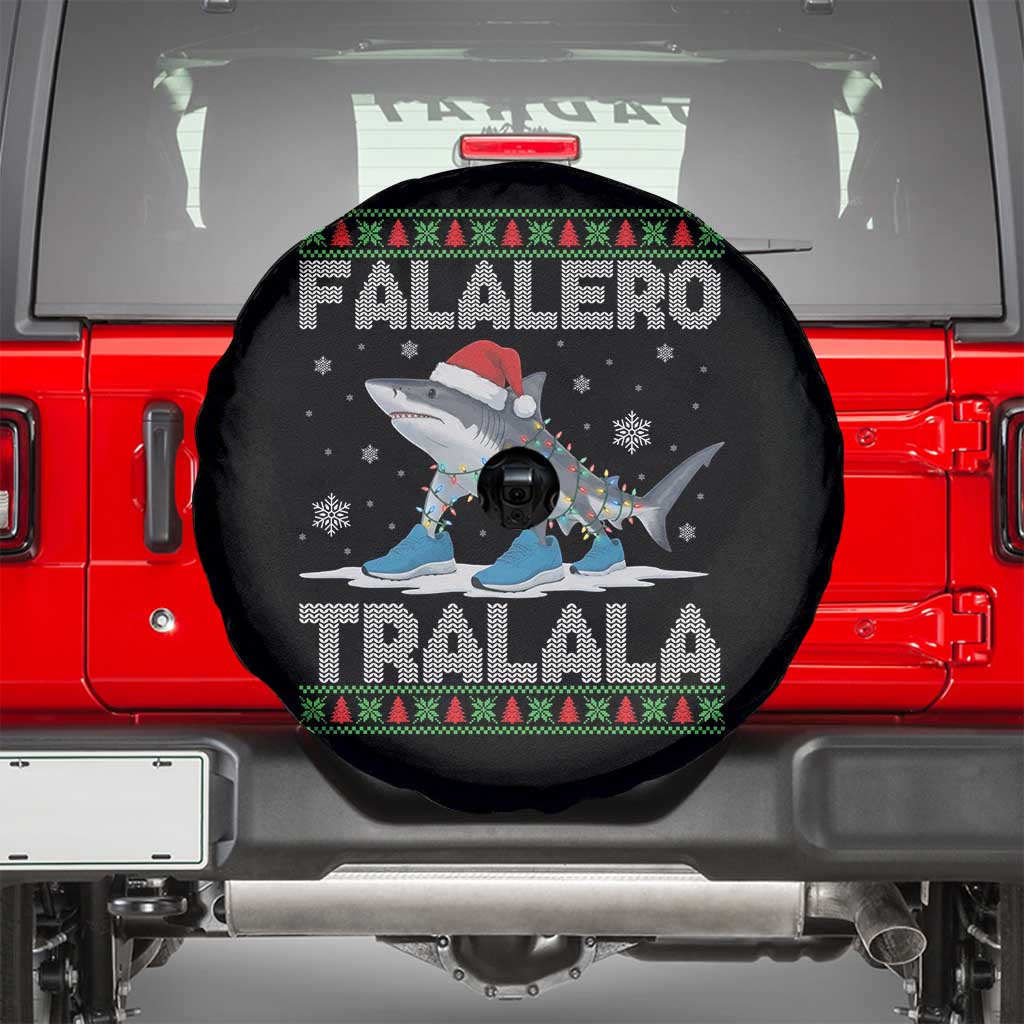 Falalero Tralala Italian Brainrot Meme Christmas Spare Tire Cover Funny Gen Z Alpha Ugly Xmas Gift TS12 Black Print Your Wear