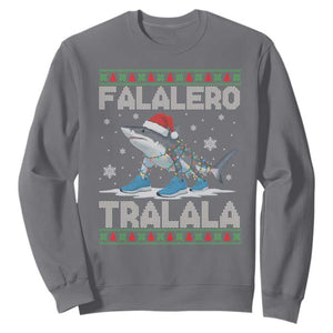 Falalero Tralala Italian Brainrot Meme Christmas Sweatshirt Funny Gen Z Alpha Ugly Xmas Gift TS12 Charcoal Print Your Wear