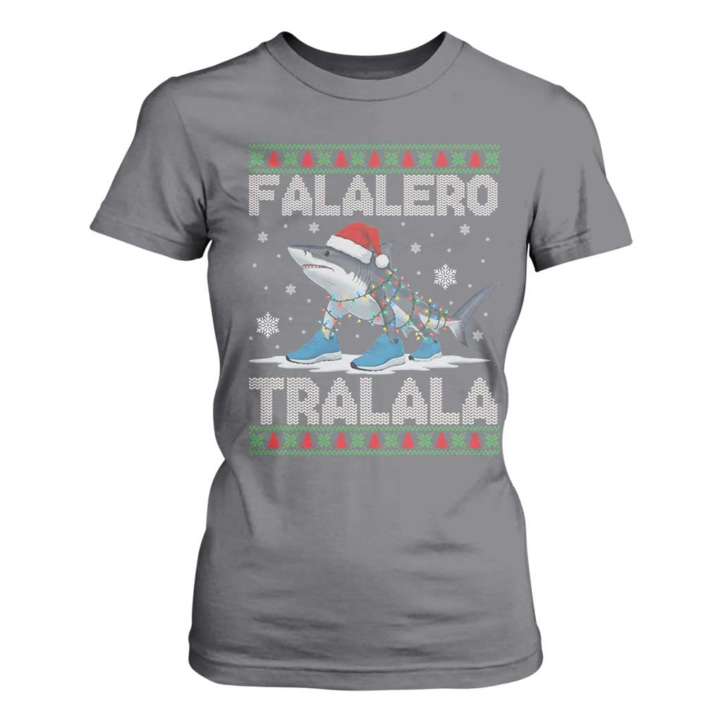 Falalero Tralala Italian Brainrot Meme Christmas T Shirt For Women Funny Gen Z Alpha Ugly Xmas Gift TS12 Charcoal Print Your Wear