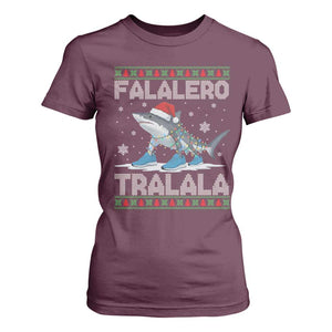 Falalero Tralala Italian Brainrot Meme Christmas T Shirt For Women Funny Gen Z Alpha Ugly Xmas Gift TS12 Maroon Print Your Wear