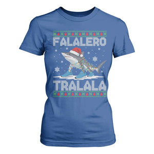 Falalero Tralala Italian Brainrot Meme Christmas T Shirt For Women Funny Gen Z Alpha Ugly Xmas Gift TS12 Royal Blue Print Your Wear