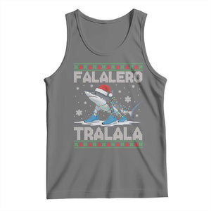 Falalero Tralala Italian Brainrot Meme Christmas Tank Top Funny Gen Z Alpha Ugly Xmas Gift TS12 Black Heather Print Your Wear