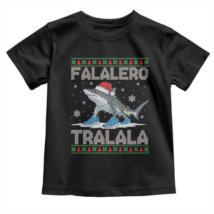 Falalero Tralala Italian Brainrot Meme Christmas Toddler T Shirt Funny Gen Z Alpha Ugly Xmas Gift TS12 Black Print Your Wear