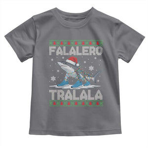 Falalero Tralala Italian Brainrot Meme Christmas Toddler T Shirt Funny Gen Z Alpha Ugly Xmas Gift TS12 Charcoal Print Your Wear