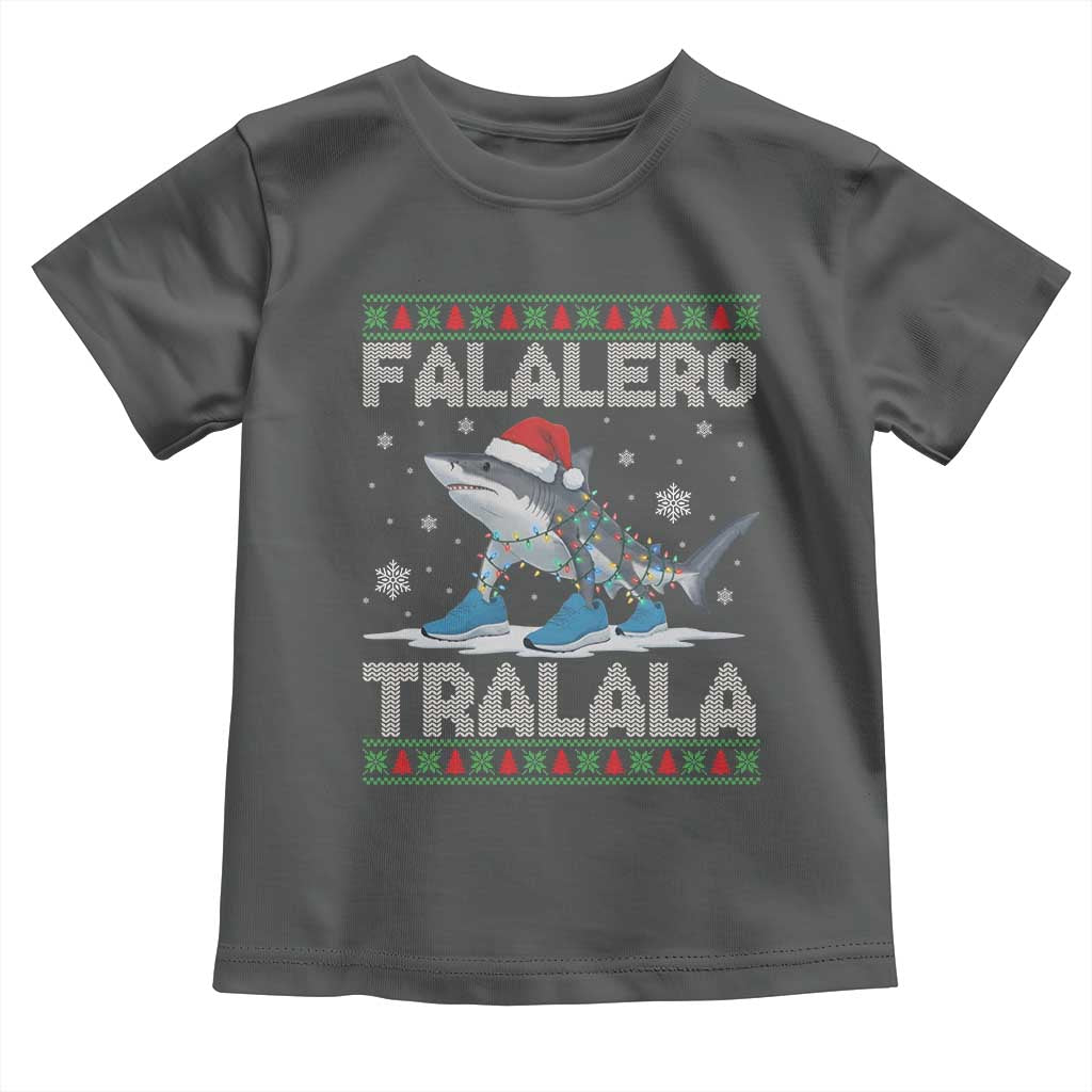 Falalero Tralala Italian Brainrot Meme Christmas Toddler T Shirt Funny Gen Z Alpha Ugly Xmas Gift TS12 Dark Heather Print Your Wear