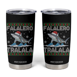 Falalero Tralala Italian Brainrot Meme Christmas Tumbler Cup Funny Gen Z Alpha Ugly Xmas Gift TS12 Black Print Your Wear