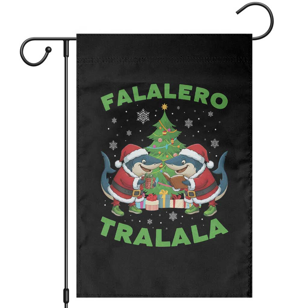Falalero Tralala Garden Flag Funny Italian Brainrot Meme Christmas Gift TS12 Black Print Your Wear