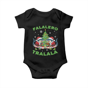 Falalero Tralala Baby Onesie Funny Italian Brainrot Meme Christmas Gift TS12 Black Print Your Wear