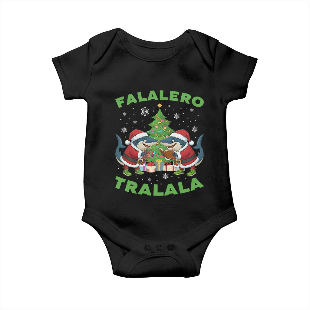Falalero Tralala Baby Onesie Funny Italian Brainrot Meme Christmas Gift TS12 Black Print Your Wear