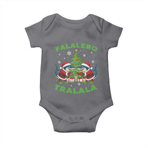 Falalero Tralala Baby Onesie Funny Italian Brainrot Meme Christmas Gift TS12 Charcoal Print Your Wear