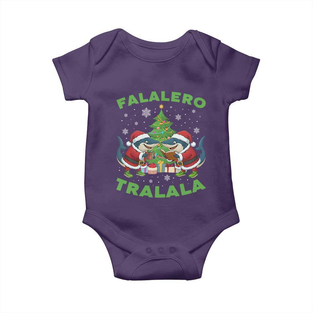 Falalero Tralala Baby Onesie Funny Italian Brainrot Meme Christmas Gift TS12 Purple Print Your Wear