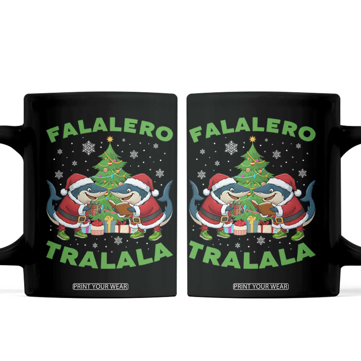 Falalero Tralala Coffee Mug Funny Italian Brainrot Meme Christmas Gift TS12 Black Print Your Wear